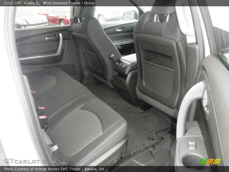 White Diamond Tricoat / Ebony 2012 GMC Acadia SL