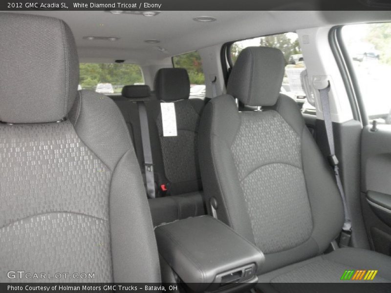 White Diamond Tricoat / Ebony 2012 GMC Acadia SL