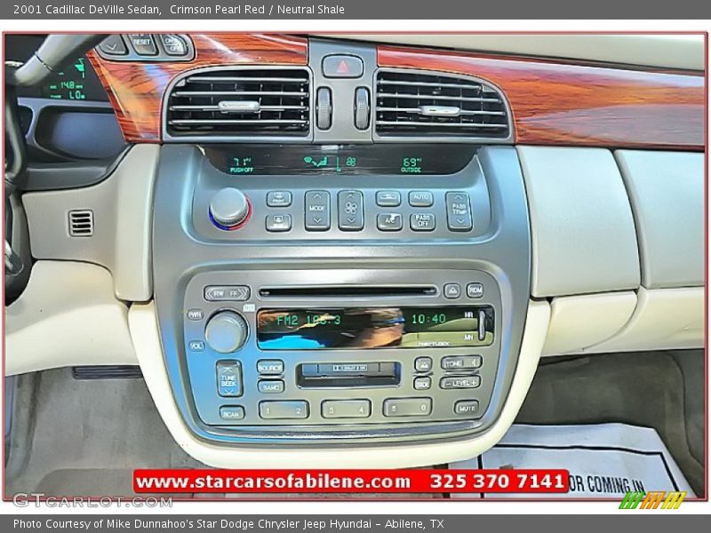 Crimson Pearl Red / Neutral Shale 2001 Cadillac DeVille Sedan