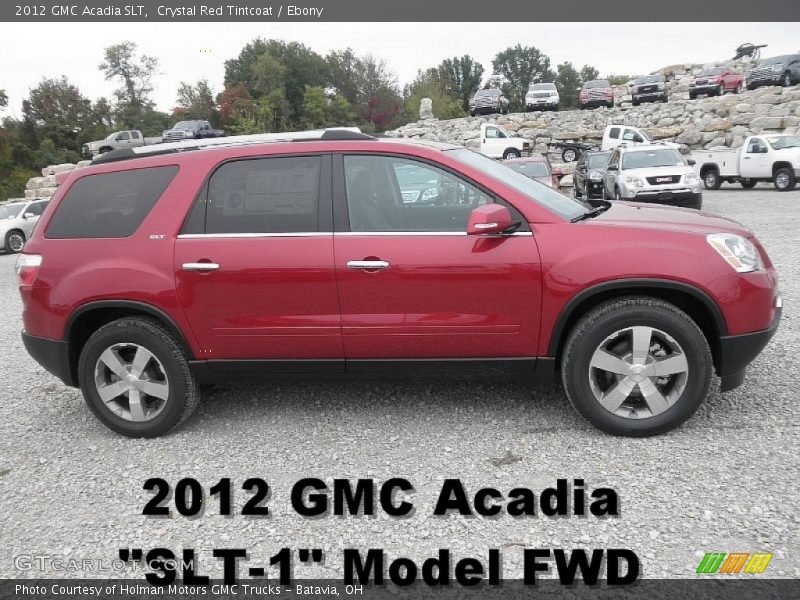 Crystal Red Tintcoat / Ebony 2012 GMC Acadia SLT
