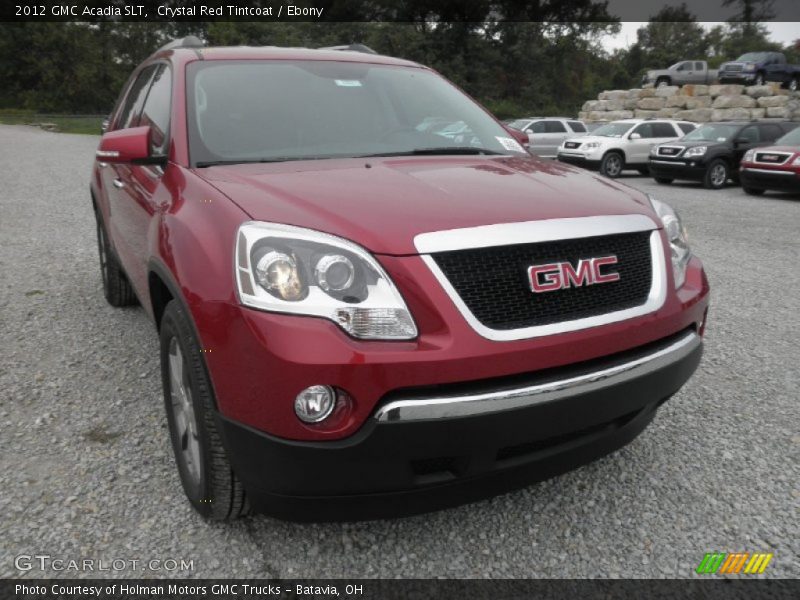 Crystal Red Tintcoat / Ebony 2012 GMC Acadia SLT