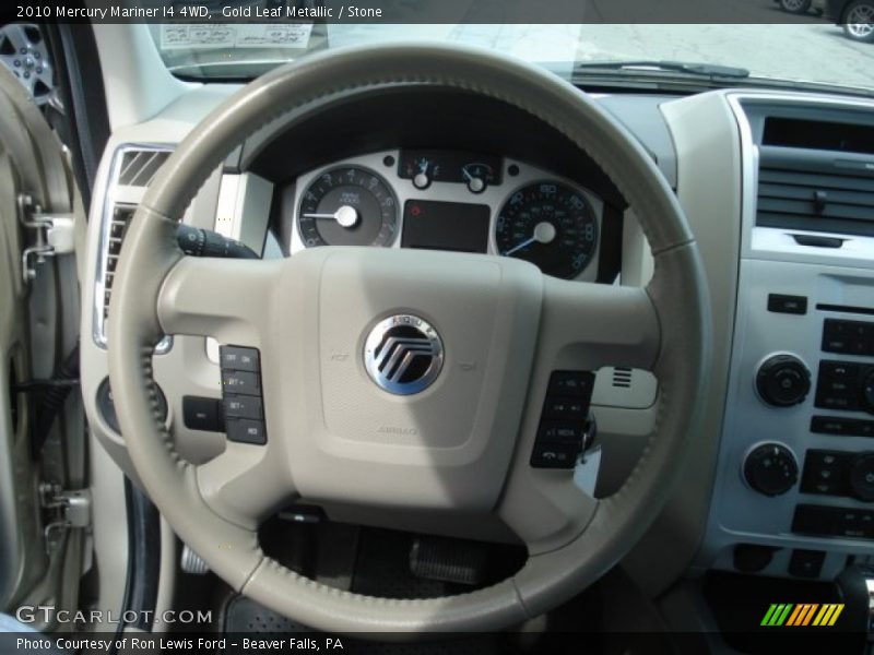 Gold Leaf Metallic / Stone 2010 Mercury Mariner I4 4WD