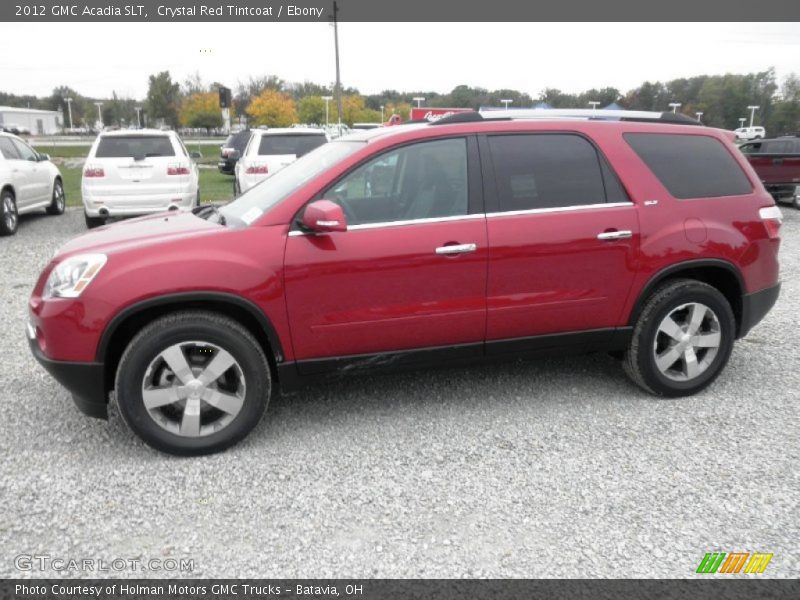 Crystal Red Tintcoat / Ebony 2012 GMC Acadia SLT