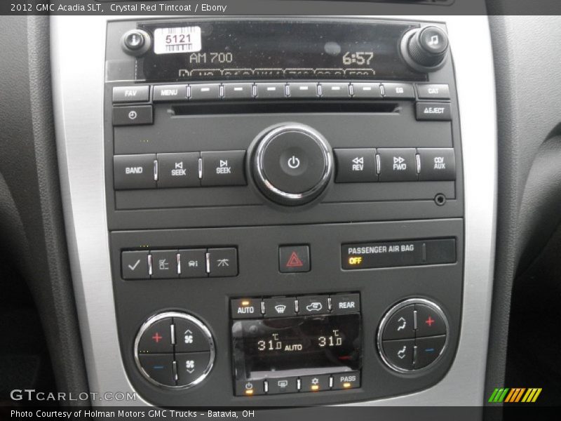 Crystal Red Tintcoat / Ebony 2012 GMC Acadia SLT