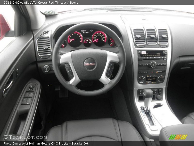 Crystal Red Tintcoat / Ebony 2012 GMC Acadia SLT