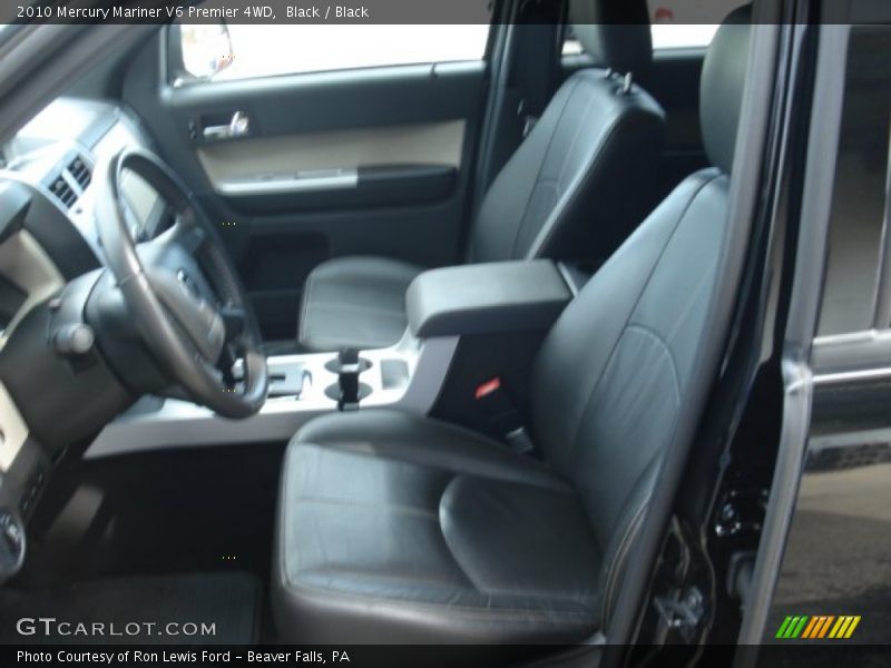 Black / Black 2010 Mercury Mariner V6 Premier 4WD