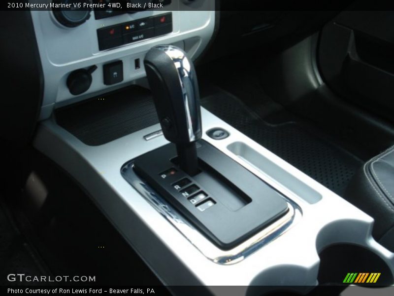 Black / Black 2010 Mercury Mariner V6 Premier 4WD