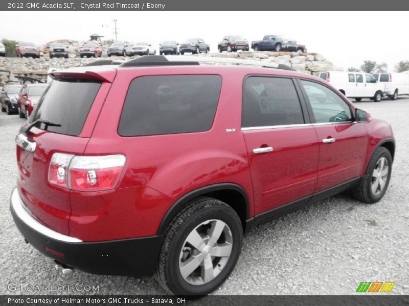 Crystal Red Tintcoat / Ebony 2012 GMC Acadia SLT