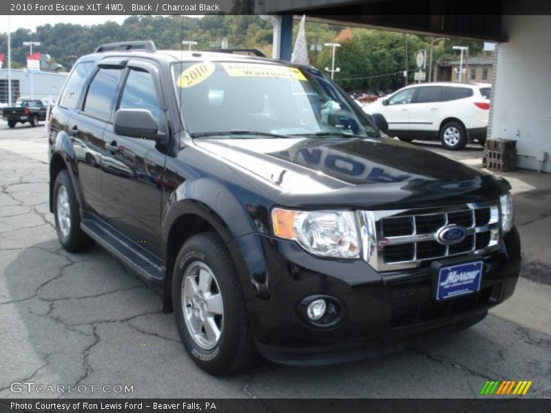 Black / Charcoal Black 2010 Ford Escape XLT 4WD
