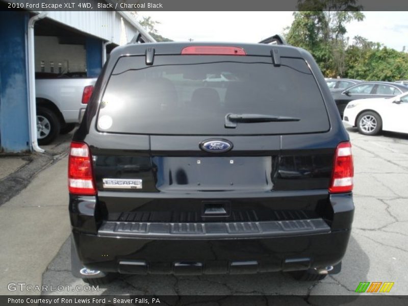 Black / Charcoal Black 2010 Ford Escape XLT 4WD