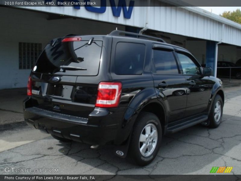 Black / Charcoal Black 2010 Ford Escape XLT 4WD