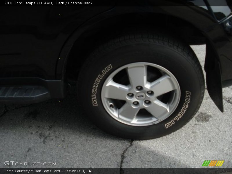 Black / Charcoal Black 2010 Ford Escape XLT 4WD