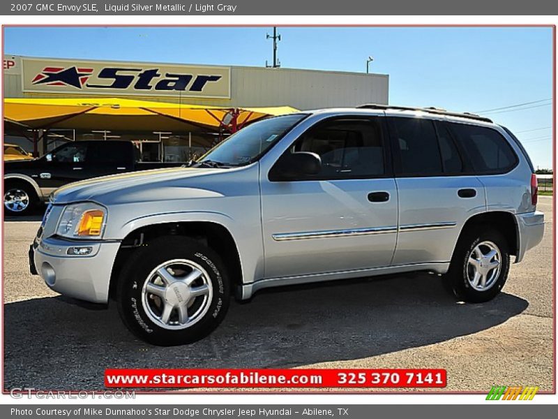 Liquid Silver Metallic / Light Gray 2007 GMC Envoy SLE