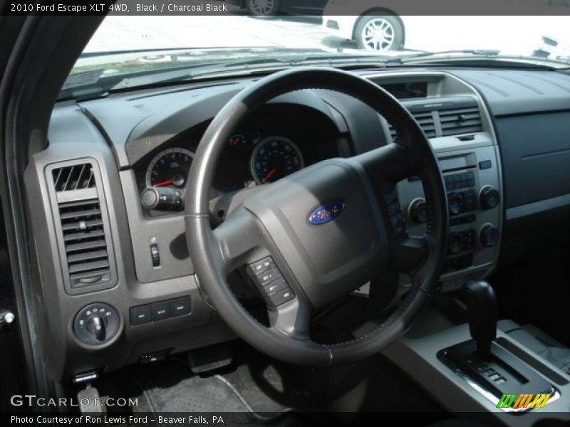 Black / Charcoal Black 2010 Ford Escape XLT 4WD