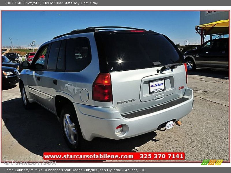 Liquid Silver Metallic / Light Gray 2007 GMC Envoy SLE