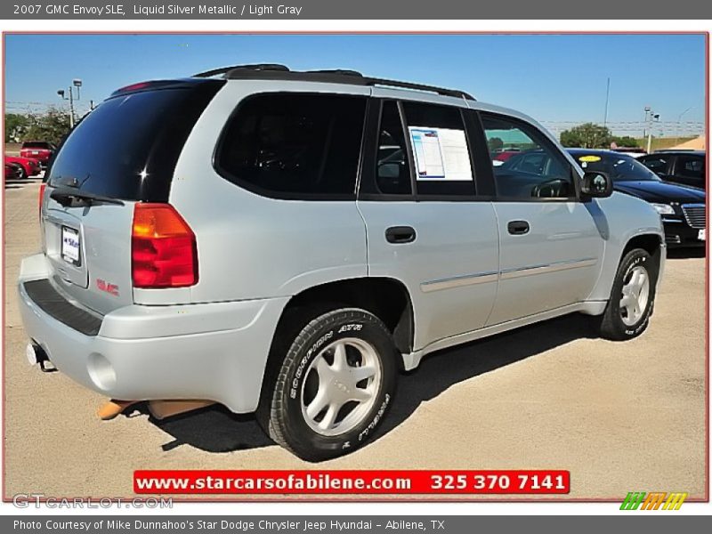 Liquid Silver Metallic / Light Gray 2007 GMC Envoy SLE