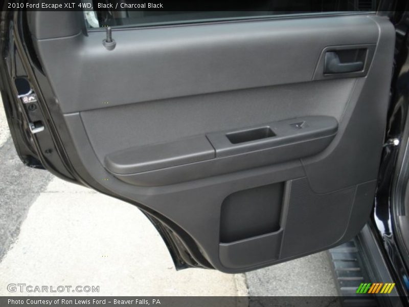Black / Charcoal Black 2010 Ford Escape XLT 4WD