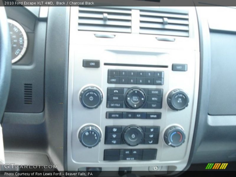Black / Charcoal Black 2010 Ford Escape XLT 4WD