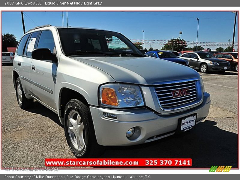 Liquid Silver Metallic / Light Gray 2007 GMC Envoy SLE