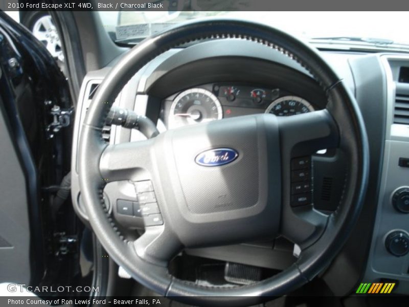Black / Charcoal Black 2010 Ford Escape XLT 4WD