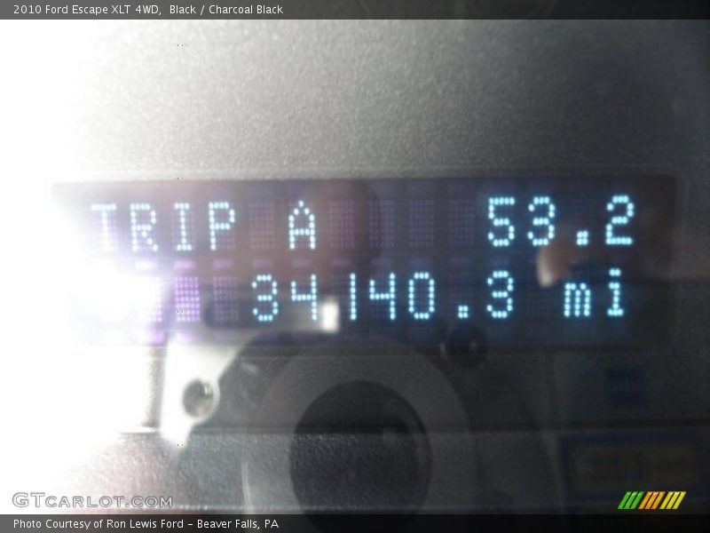 Black / Charcoal Black 2010 Ford Escape XLT 4WD