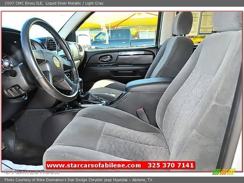 Liquid Silver Metallic / Light Gray 2007 GMC Envoy SLE