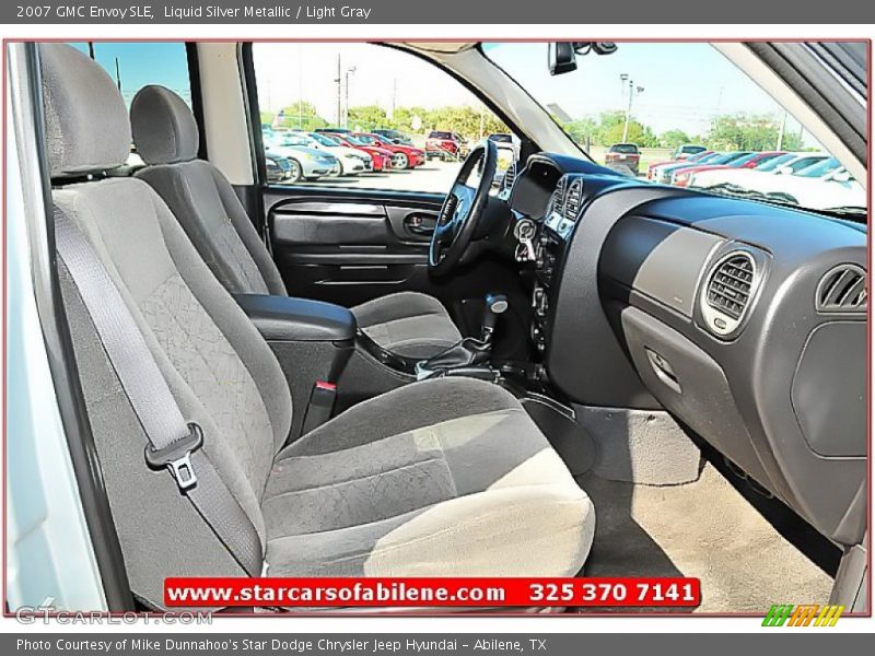 Liquid Silver Metallic / Light Gray 2007 GMC Envoy SLE