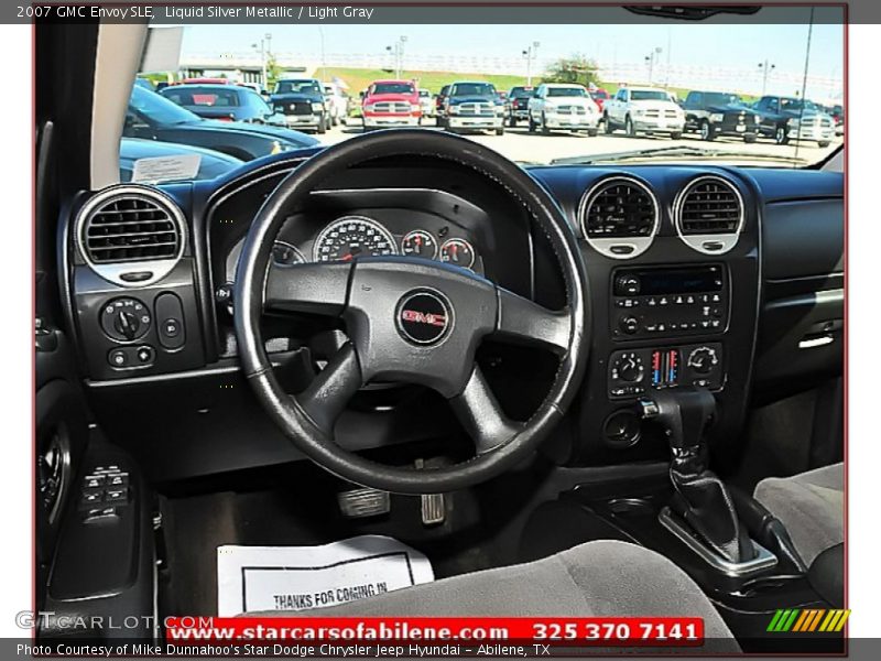 Liquid Silver Metallic / Light Gray 2007 GMC Envoy SLE