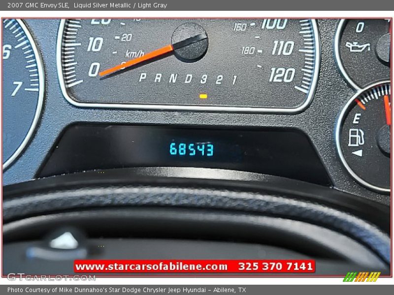 Liquid Silver Metallic / Light Gray 2007 GMC Envoy SLE