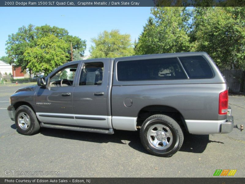 Graphite Metallic / Dark Slate Gray 2003 Dodge Ram 1500 SLT Quad Cab