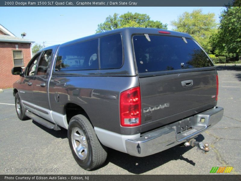 Graphite Metallic / Dark Slate Gray 2003 Dodge Ram 1500 SLT Quad Cab