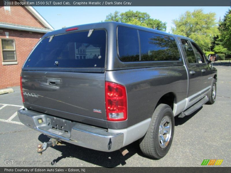 Graphite Metallic / Dark Slate Gray 2003 Dodge Ram 1500 SLT Quad Cab