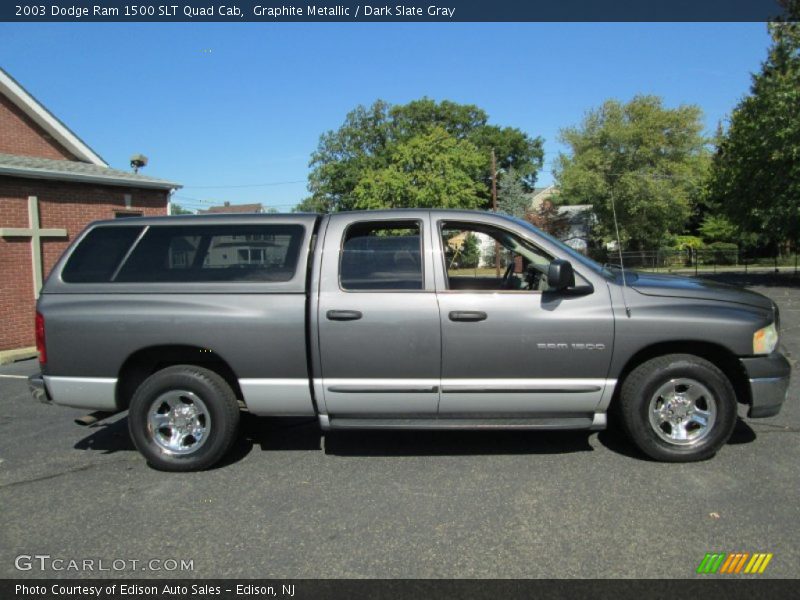 Graphite Metallic / Dark Slate Gray 2003 Dodge Ram 1500 SLT Quad Cab