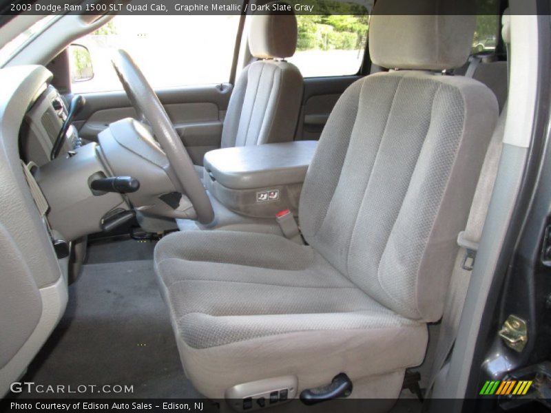 Graphite Metallic / Dark Slate Gray 2003 Dodge Ram 1500 SLT Quad Cab