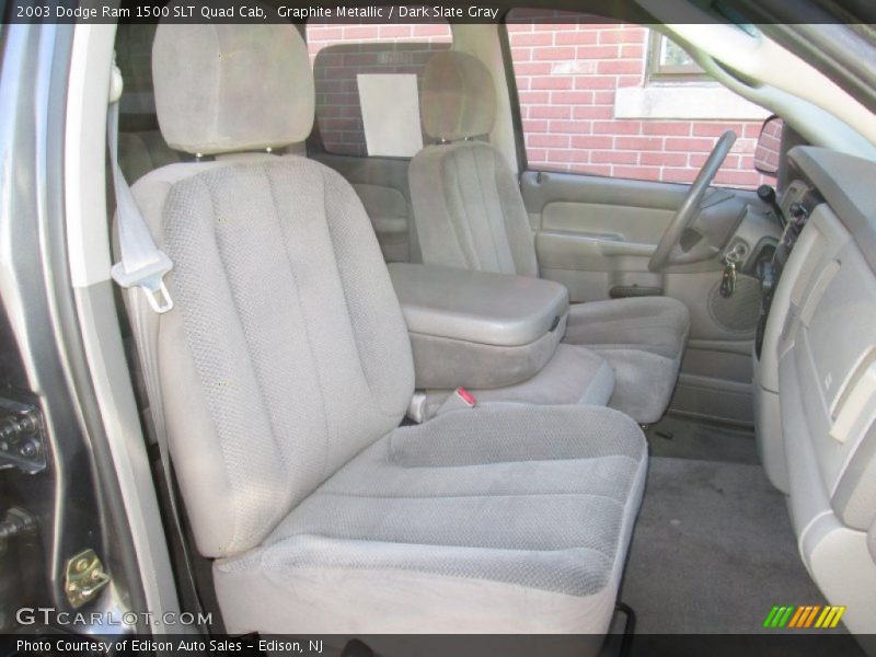 Graphite Metallic / Dark Slate Gray 2003 Dodge Ram 1500 SLT Quad Cab