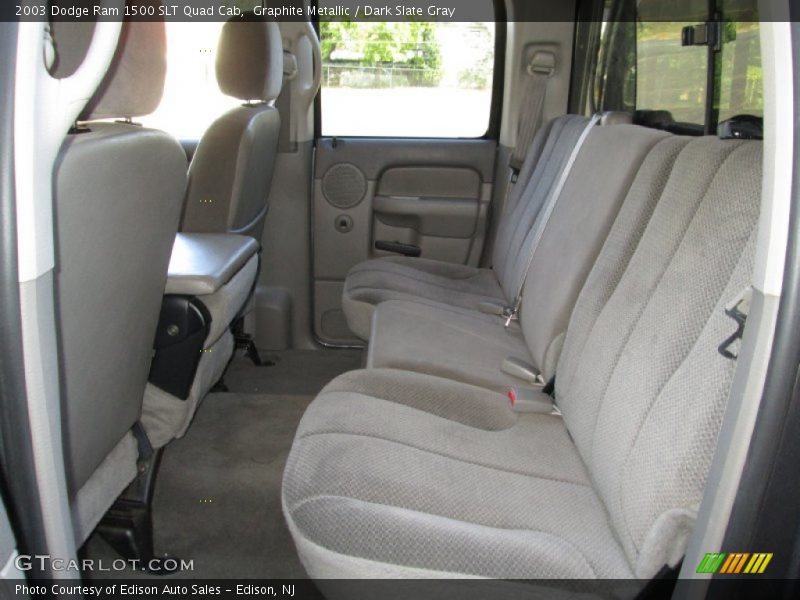 Graphite Metallic / Dark Slate Gray 2003 Dodge Ram 1500 SLT Quad Cab