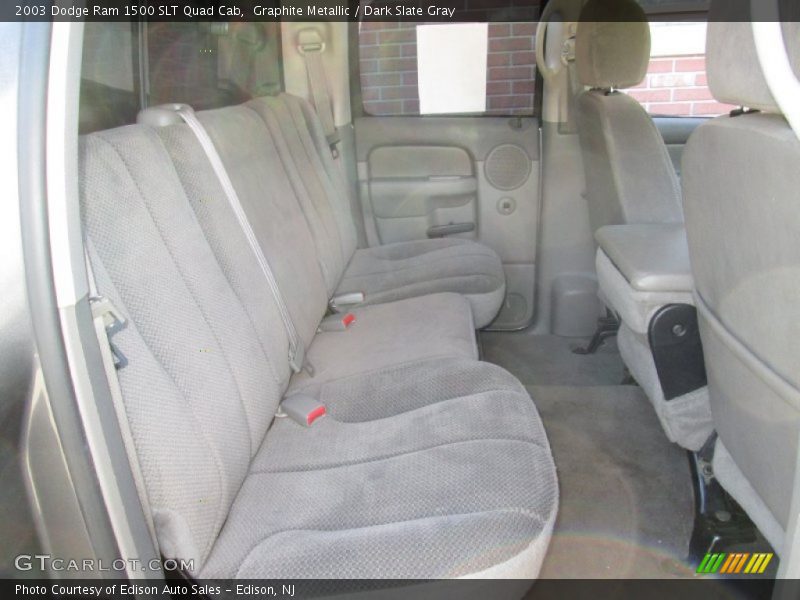 Graphite Metallic / Dark Slate Gray 2003 Dodge Ram 1500 SLT Quad Cab