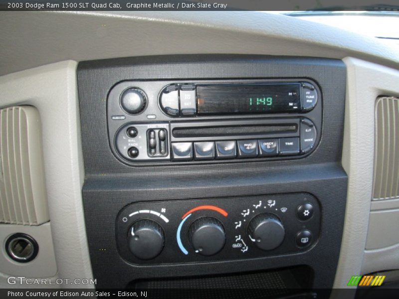 Graphite Metallic / Dark Slate Gray 2003 Dodge Ram 1500 SLT Quad Cab
