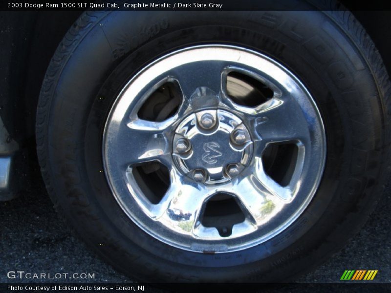 Graphite Metallic / Dark Slate Gray 2003 Dodge Ram 1500 SLT Quad Cab