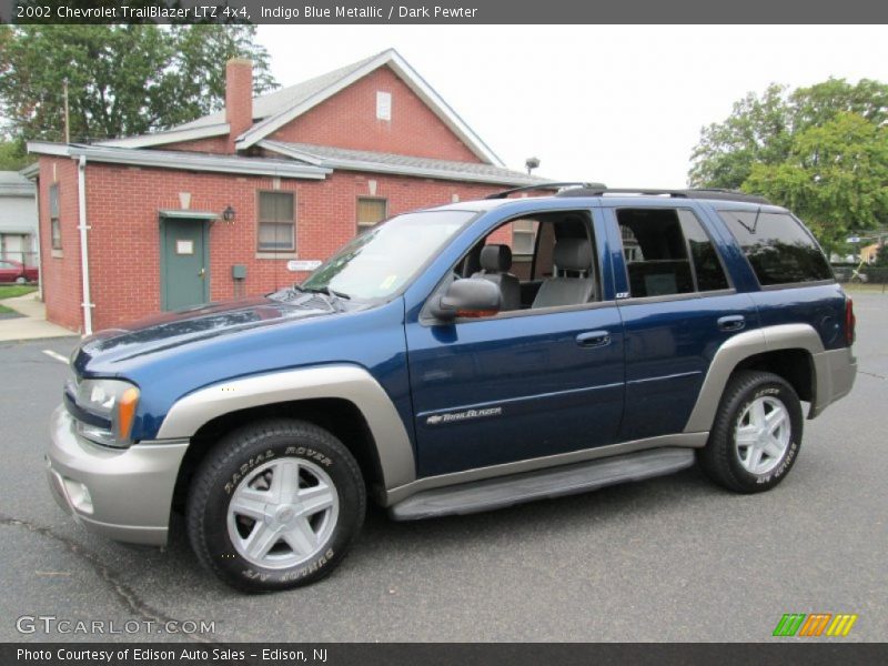 Indigo Blue Metallic / Dark Pewter 2002 Chevrolet TrailBlazer LTZ 4x4