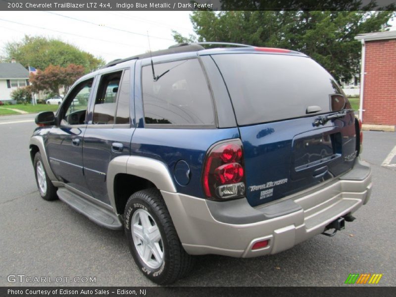 Indigo Blue Metallic / Dark Pewter 2002 Chevrolet TrailBlazer LTZ 4x4