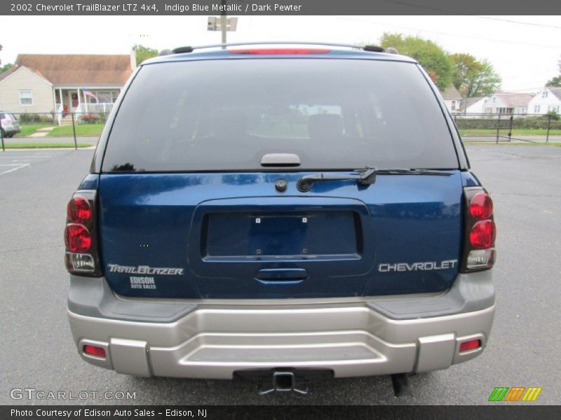 Indigo Blue Metallic / Dark Pewter 2002 Chevrolet TrailBlazer LTZ 4x4