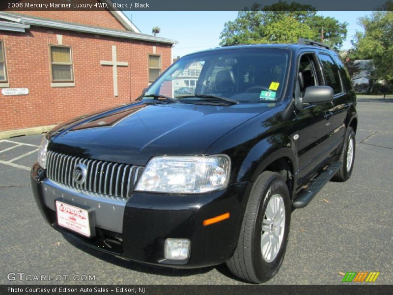 Black / Black 2006 Mercury Mariner Luxury 4WD