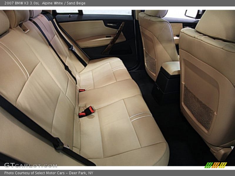 Alpine White / Sand Beige 2007 BMW X3 3.0si