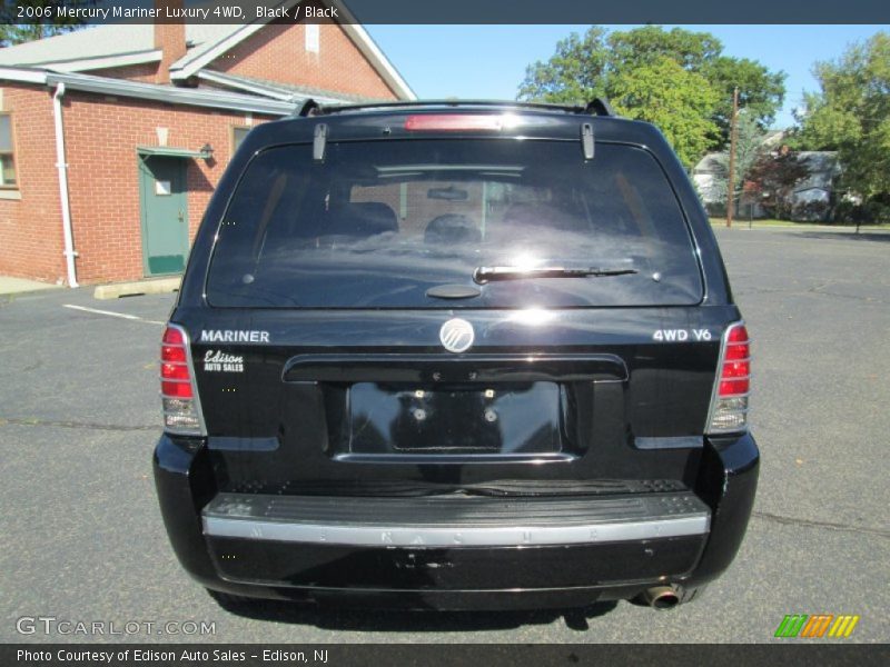Black / Black 2006 Mercury Mariner Luxury 4WD