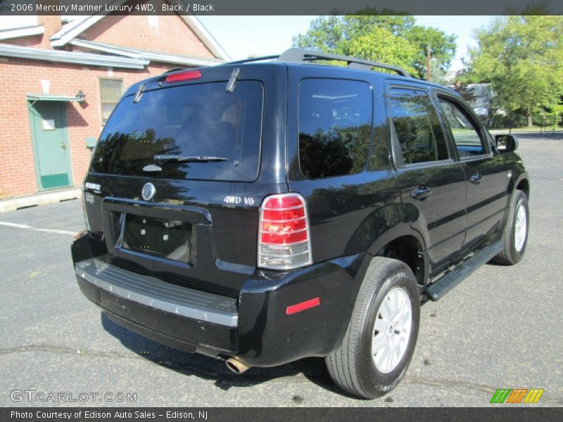 Black / Black 2006 Mercury Mariner Luxury 4WD