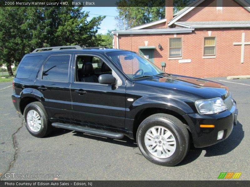 Black / Black 2006 Mercury Mariner Luxury 4WD