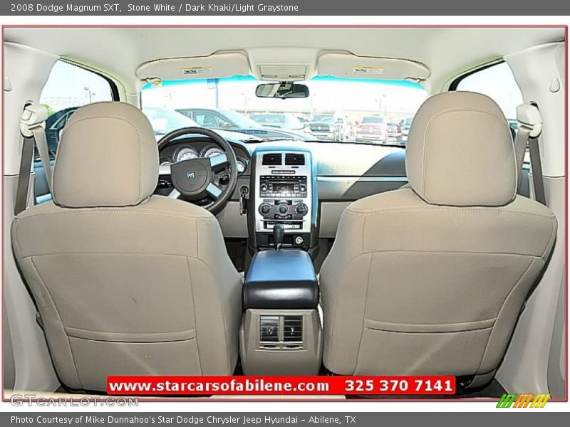 Stone White / Dark Khaki/Light Graystone 2008 Dodge Magnum SXT