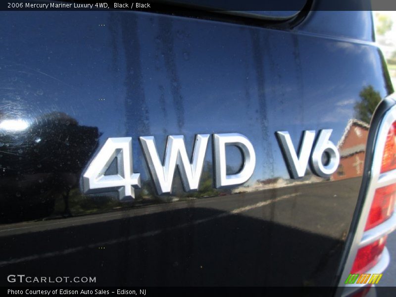 Black / Black 2006 Mercury Mariner Luxury 4WD