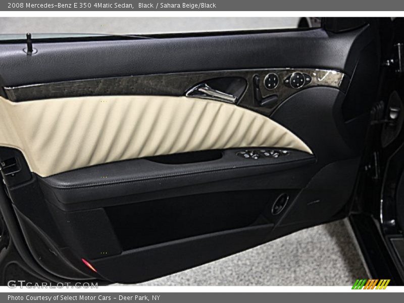 Black / Sahara Beige/Black 2008 Mercedes-Benz E 350 4Matic Sedan